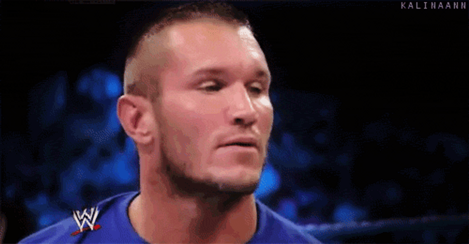 RKO Randy Orton Lips Lick GIF