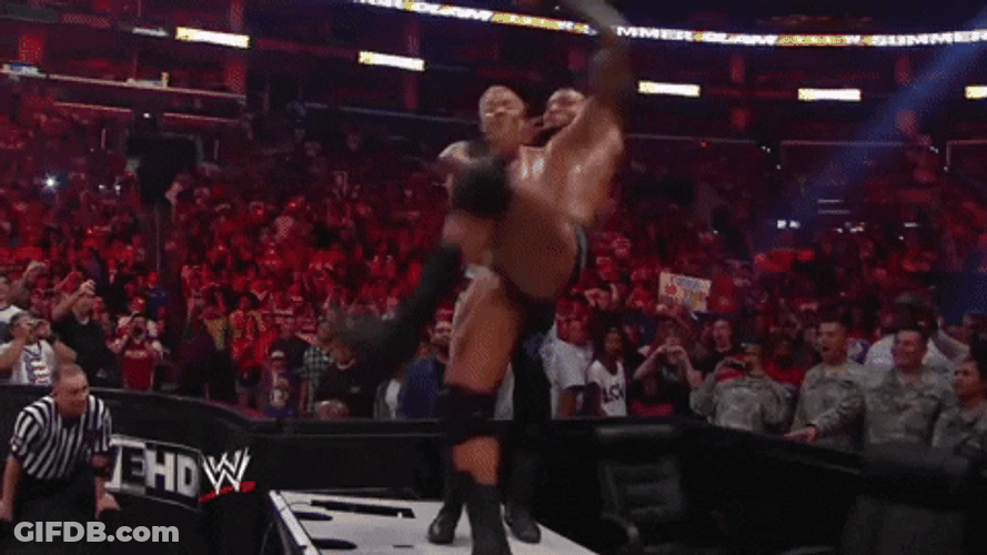 RKO Randy Orton Smash Down GIF