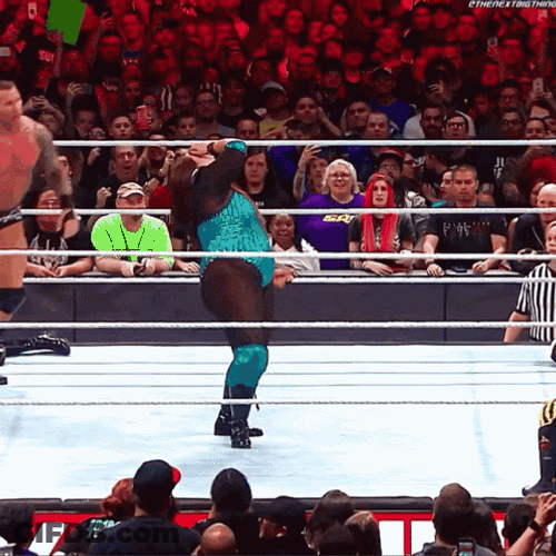 RKO Randy Orton Vs Nia Jax GIF
