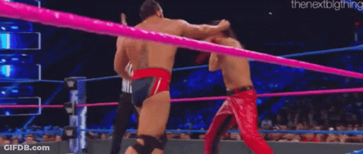 RKO Shinsuke Nakamura Rusev GIF