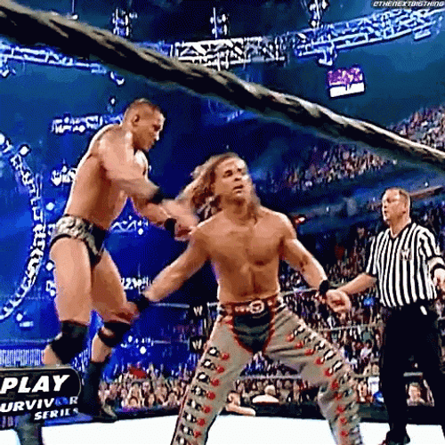 RKO Vs Shawn Michaels GIF