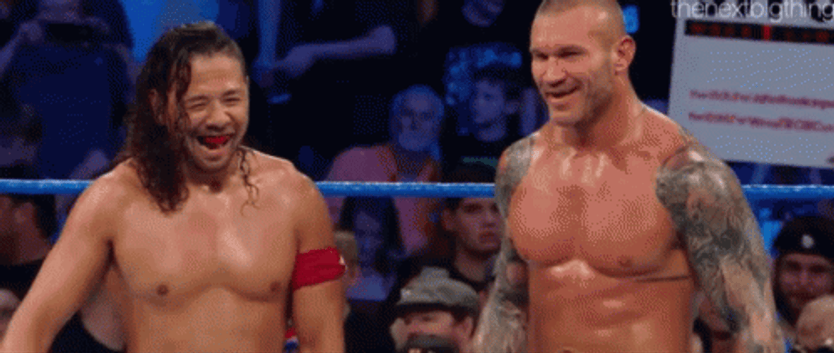 RKO Vs Shinsuke Nakamura GIF