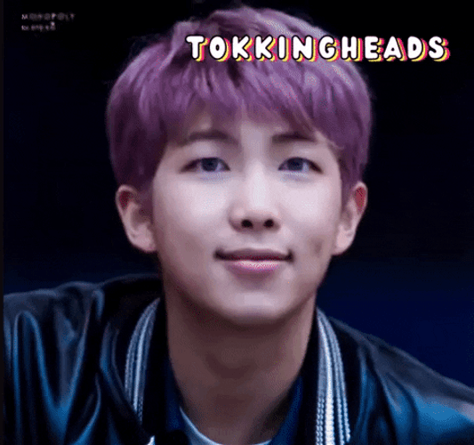 RM Smiling Hmmmm GIF