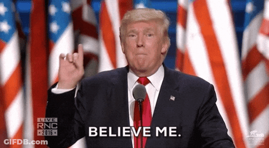 Rnc Donald Trump Believe Me GIF