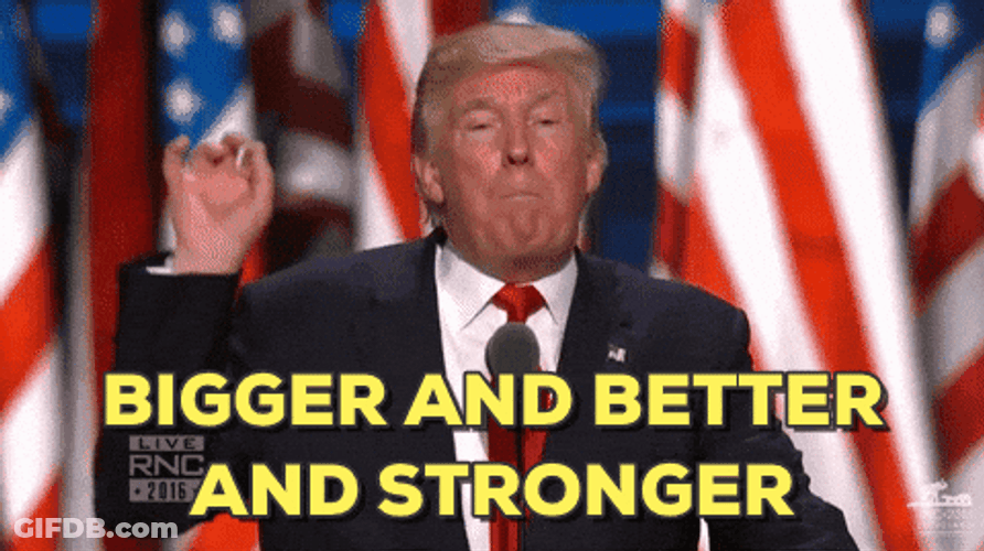 Rnc Donald Trump Bigger Better Stronger GIF