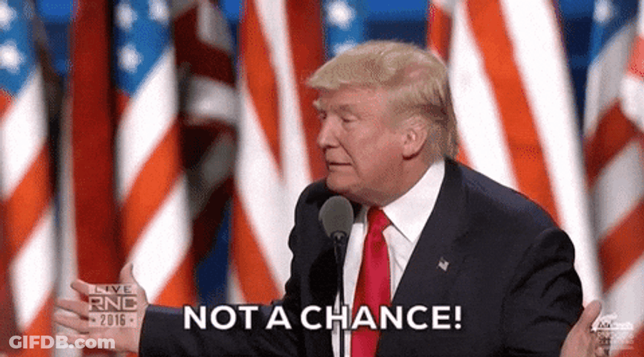 Rnc Presidential Candidate Donald Trump No Chance GIF