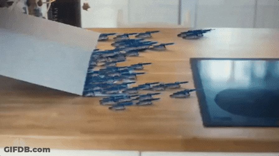Roaches Running Racing On Kitchen GIF
