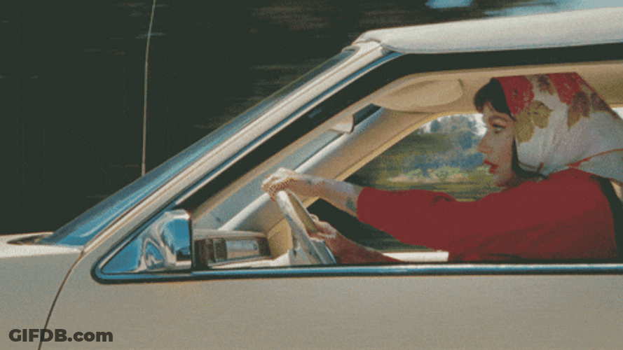 Road Kesha Driving Car GIF
