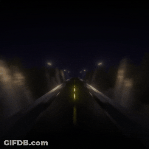 Road Long Dark Tunnel GIF