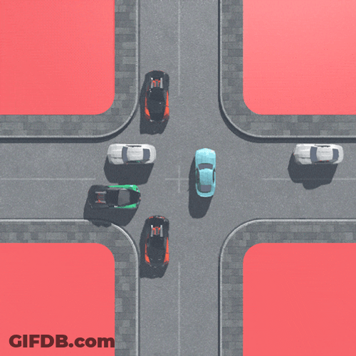 Road No Traffic Lights GIF