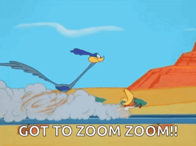 Road Runner Coyote Zoom Zoom GIF