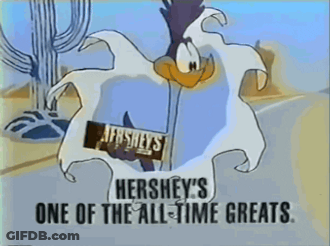Road Runner Hershey's One Of The All-Time Greats GIF