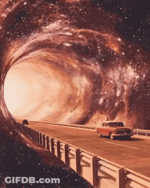 Road Trip Car Eternal Light GIF