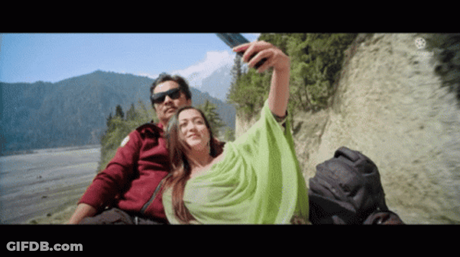 Road Trip Selfie GIF