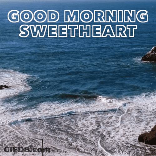 Road View Of The Sea Good Morning Honey GIF