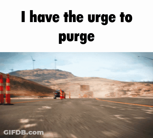 Road With I Have The Urge To Purge GIF