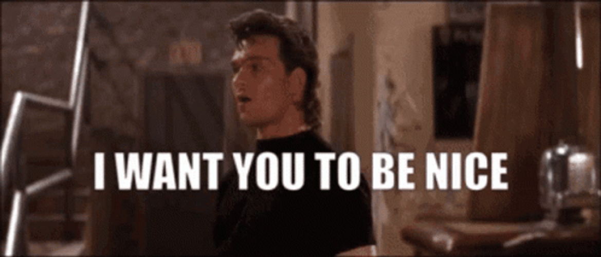 Roadhouse James I Want You To Be Nice GIF