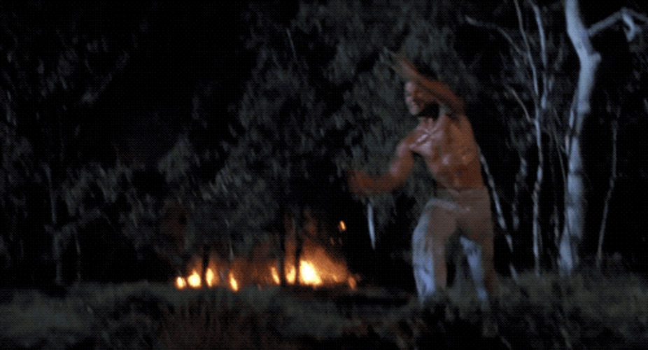Roadhouse Man Jumping In The Motorcycle GIF