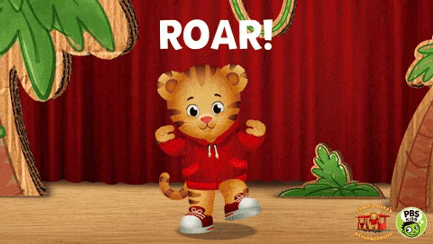 Roar Daniel Tiger Pbs Kids GIF