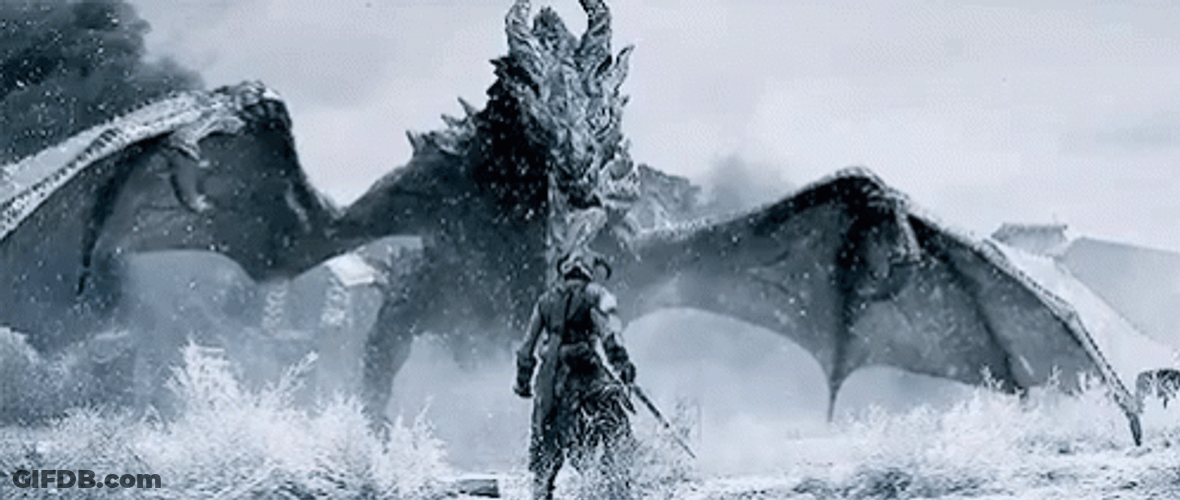 Roaring Vhagar Dragon GIF