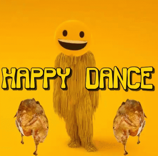 Roasted Turkey Happy Dance GIF
