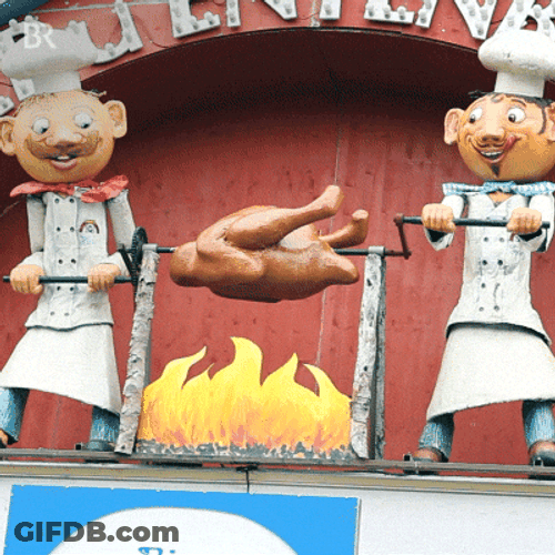 Roasting Chicken Cook GIF