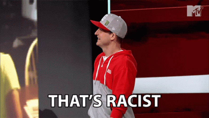 Rob Dyrdek Thats Racist GIF