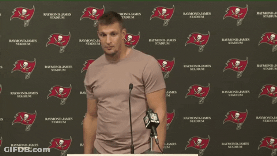 Rob Gronkowski Interview Get Low GIF