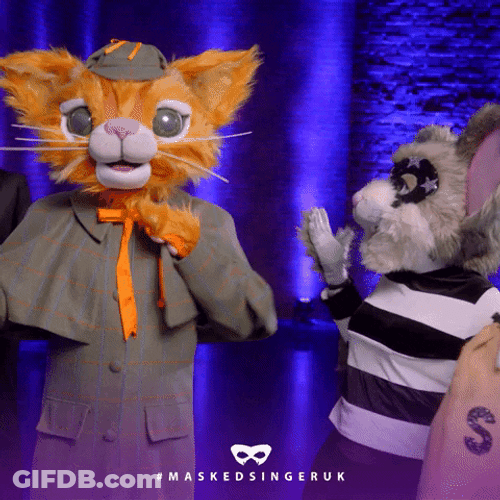 Robber Costumes Masked Singer UK GIF
