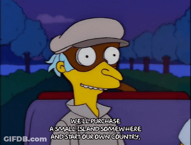 Robber Mr Burns Getting Away The Simpsons GIF