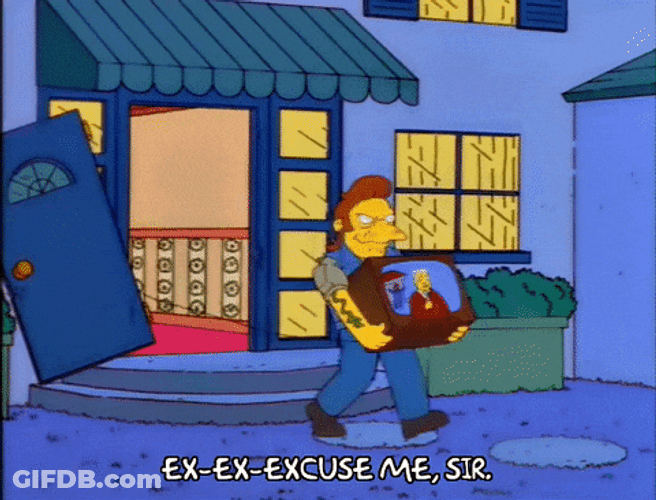 Robber Snake Jailbird Breaking Away The Simpsons GIF