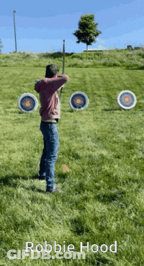 Robbie Hood Archery GIF