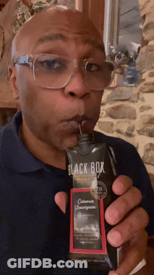 Robert Blackmon Sipping Tea GIF