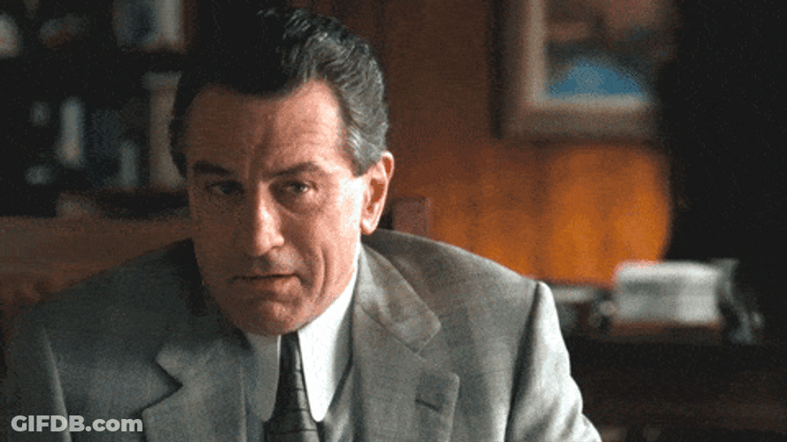 Robert De Niro Pleasantly Pointing At You GIF