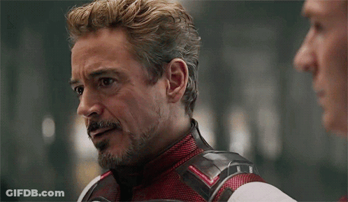 Robert Downey Jr. As Iron Man Talking GIF