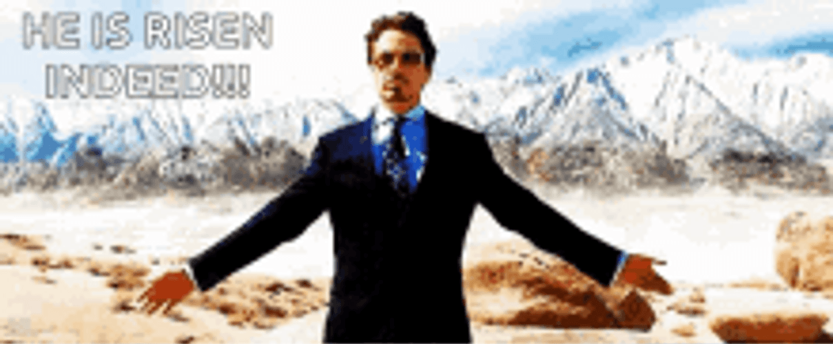 Robert Downey Jr. He Has Risen GIF