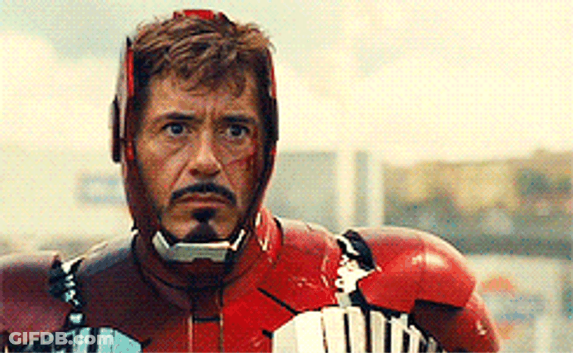 Robert Downey Jr Iron Man Suit Up Ultimate Armor GIF