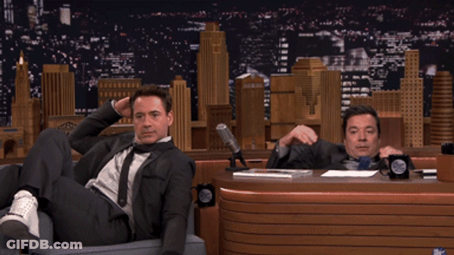 Robert Downey Jr Jimmy Fallon GIF