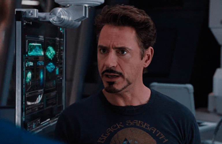 Robert Downey Jr Raise Eyebrows GIF