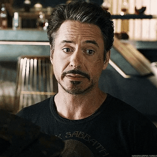 Robert Downey Jr Shrug Well GIF