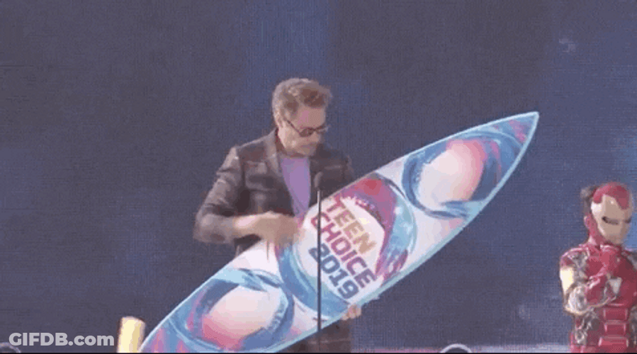Robert Downey Jr Wow GIF