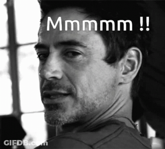 Robert Downey Mmm GIF