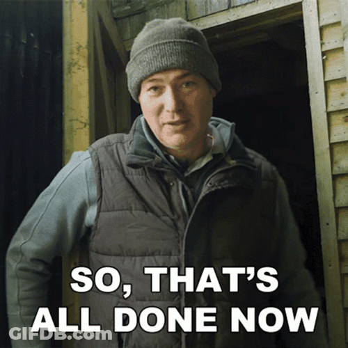 Robert E Fuller It Is Done GIF