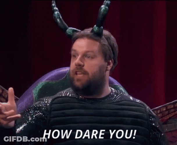 Robert Grove Asks How Dare You GIF