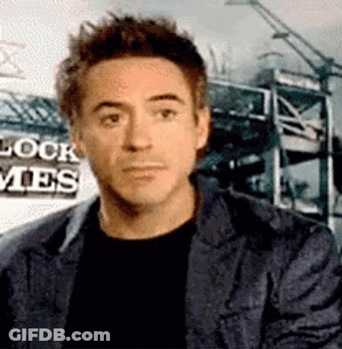 Robert In Frustration To Explain GIF