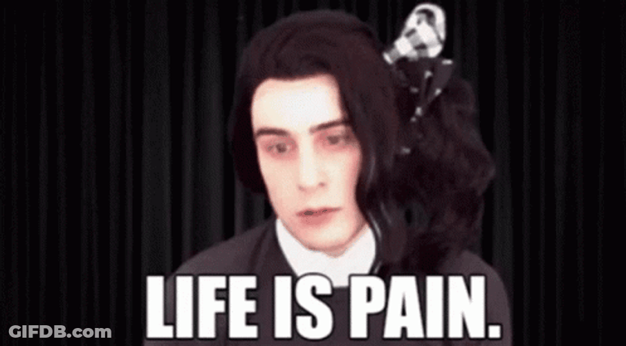 Robert Manion Life Is Pain GIF