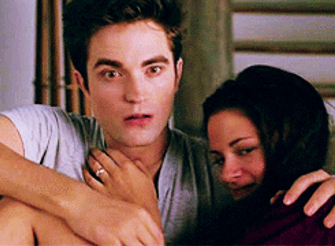 Robert Pattinson Sweet Moment Bella Swanson GIF