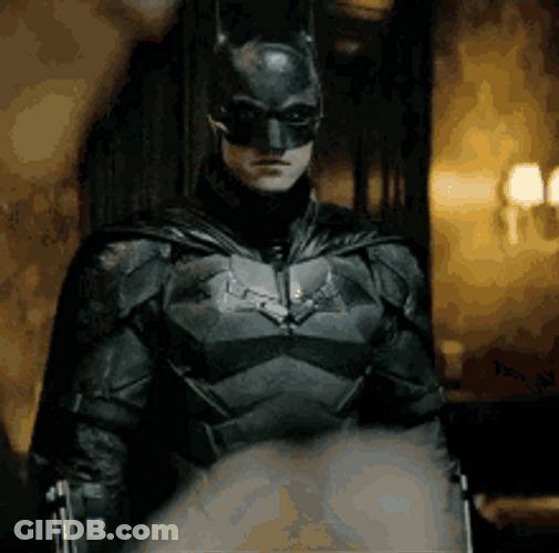 Robert Pattinson The Batman Movie Appearance GIF
