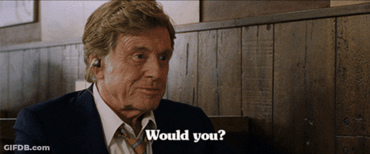 Robert Redford Old Man And The Gun GIF