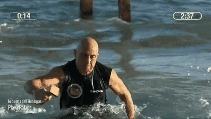Roberto Ciufoli Isola Dei Famosi GIF